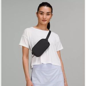 Black Lululemon everywhere mini belt bag
